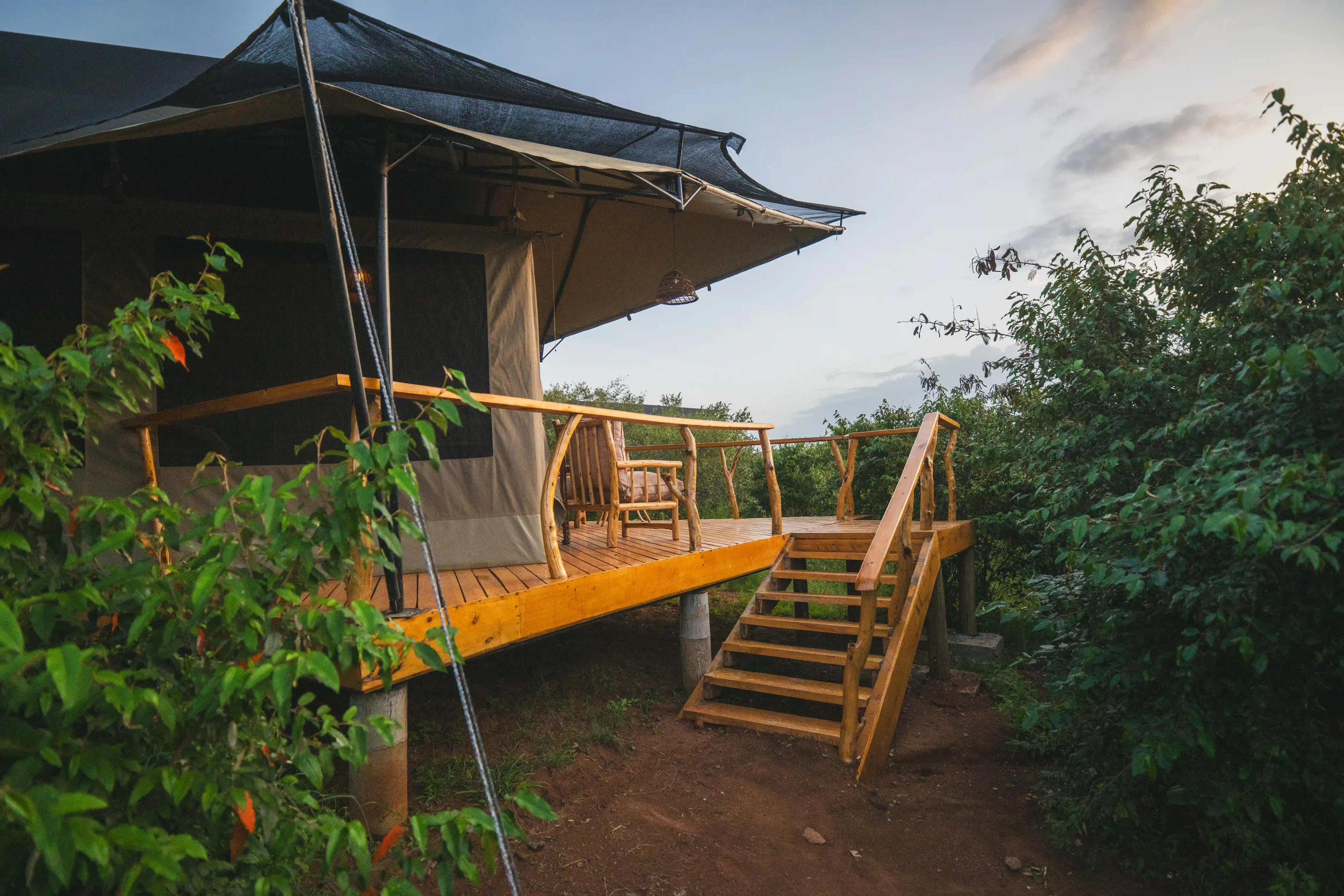 Luxury tent view 1