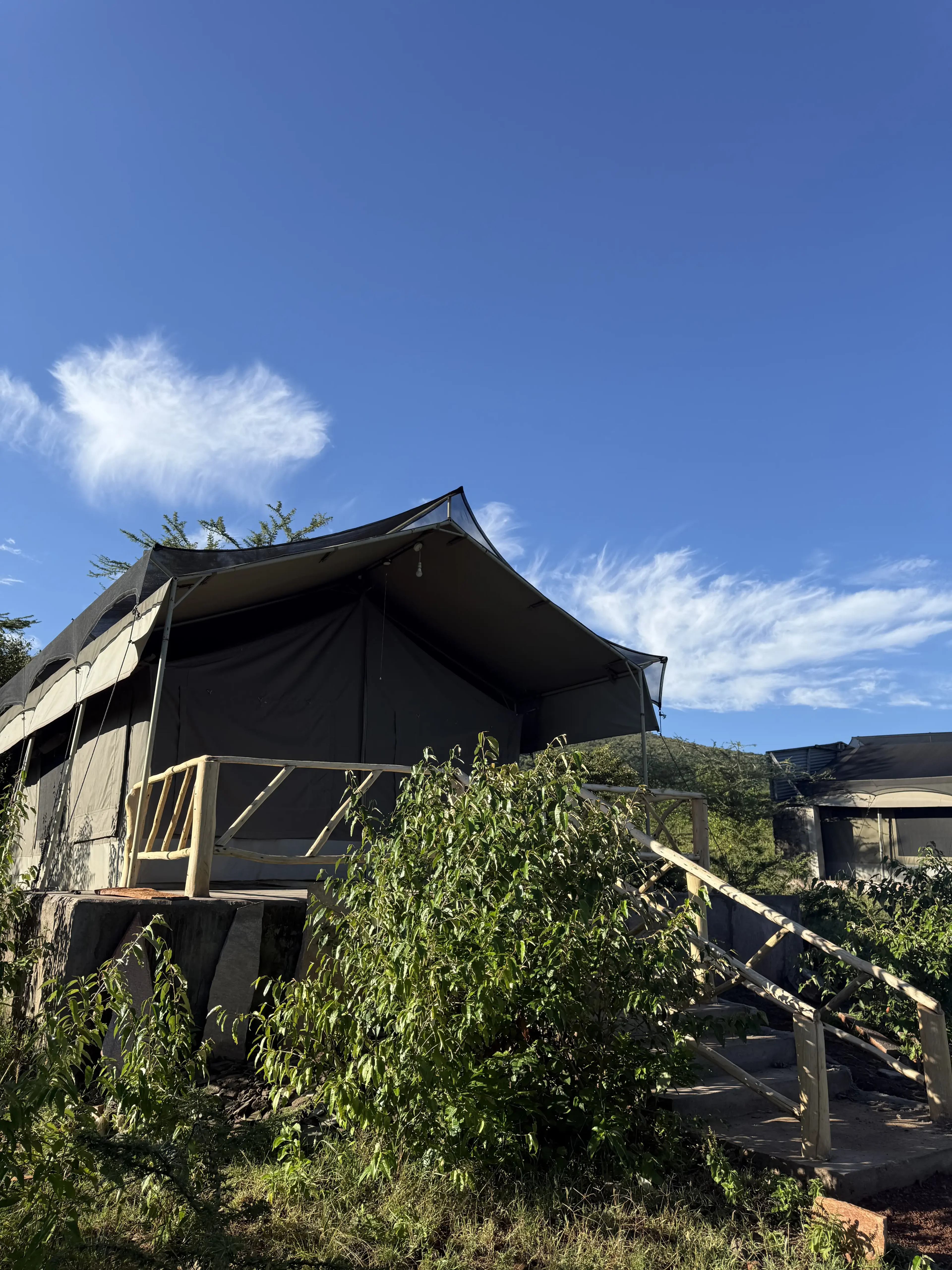 Private rooms and tents at Mara Hilltop 3