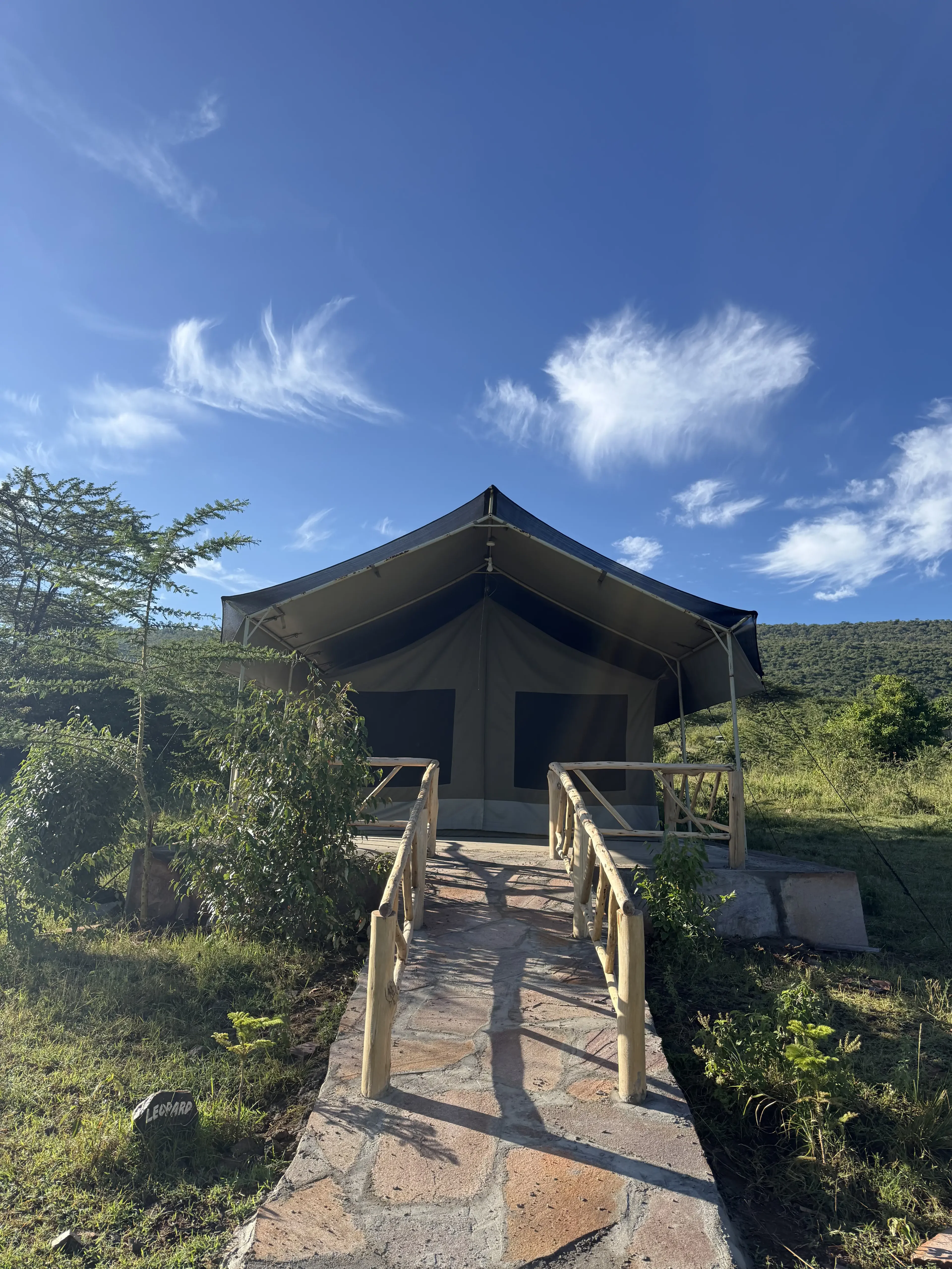 Private rooms and tents at Mara Hilltop 1