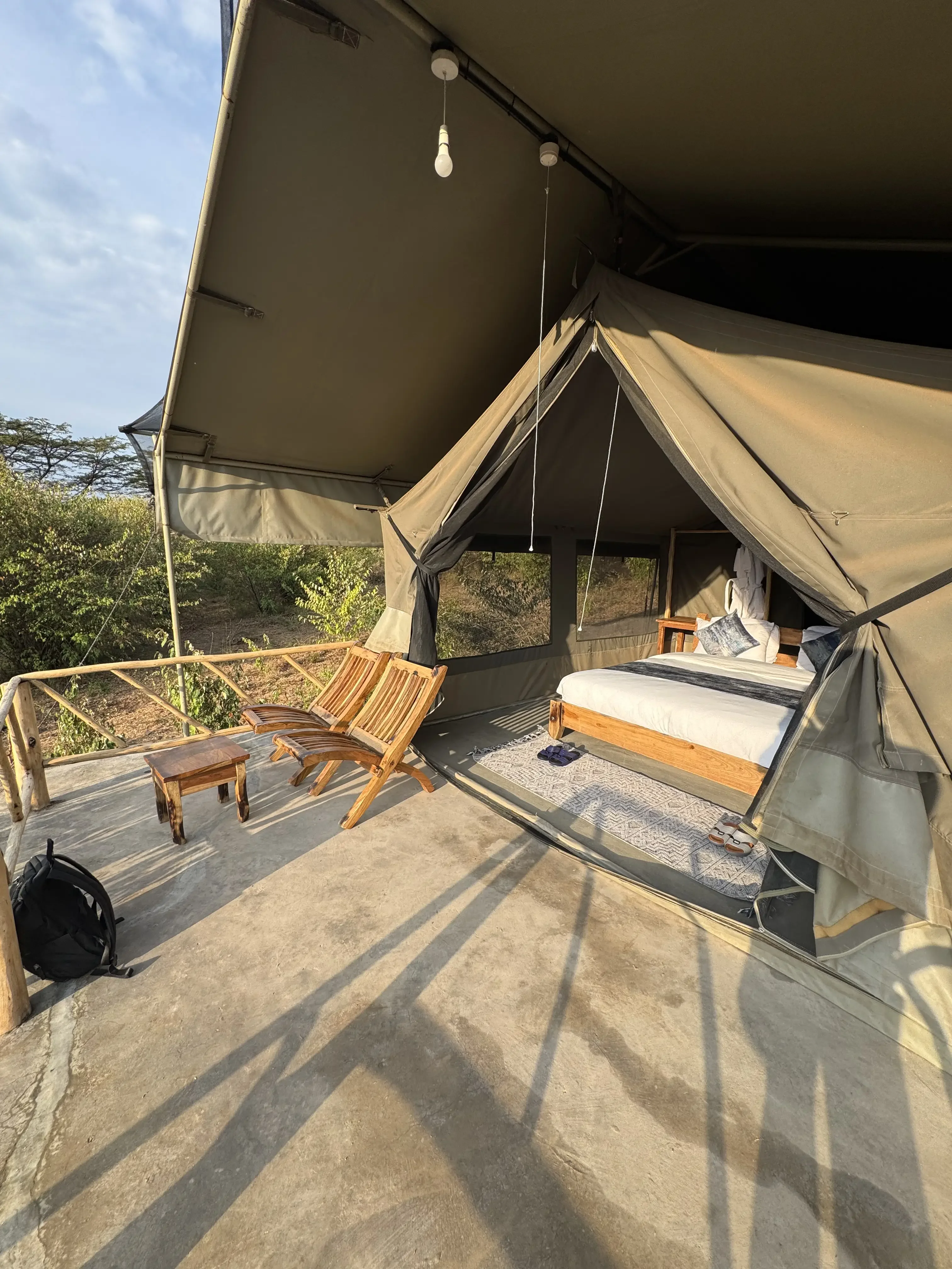 Private rooms and tents at Mara Hilltop 12